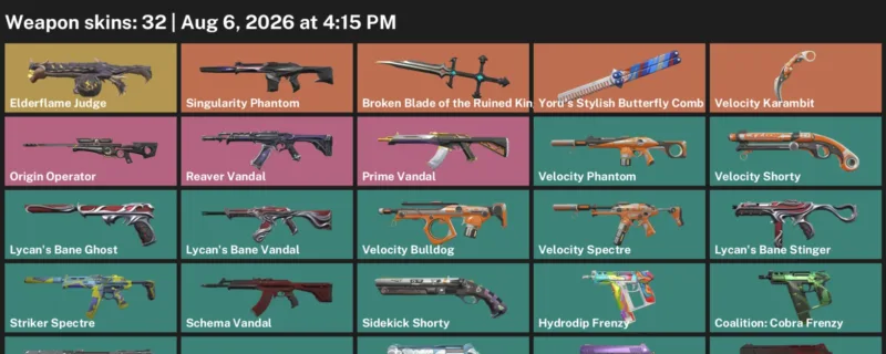 Valorant account inventory for LVL 103 · Velocity Karambit & Elderflame Judge