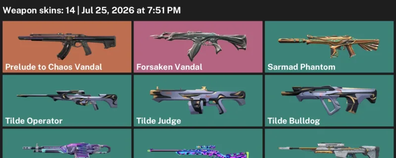 Valorant Accounts listing: LVL 65 · Endeavour Operator & Forsaken Vandal · 14 Skins - Iron 3, 14 skins