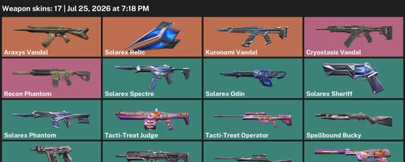 Valorant Accounts listing: LVL 33 · Araxys Vandal & Cryostasis Vandal · 17 Skins - Bronze 1, 17 skins
