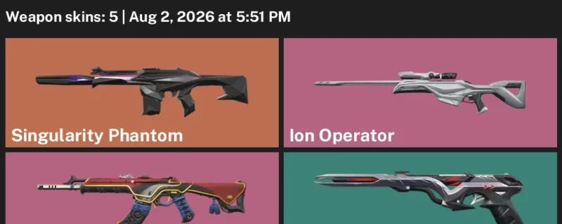 Valorant account inventory for LVL 55 · Oni Vandal & Ion Operator