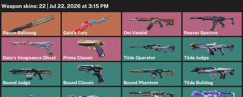 Valorant Accounts listing: LVL 39 · Bound Classic & Bound Judge · 22 Skins - Bronze 2, 22 skins