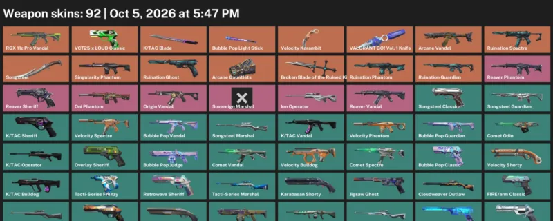 LVL 224 · Broken Blade of the Ruined King & K/TAC Blade · 92 Skins