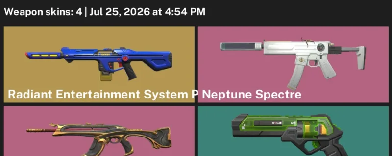 Valorant Accounts listing: LVL 68 · Neptune Spectre & Overlay Sheriff · 4 Skins - Diamond 1, 4 skins