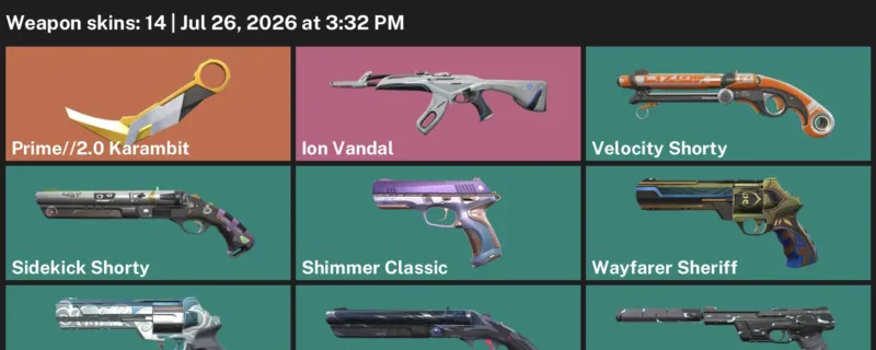 Valorant Accounts listing: LVL 151 · Prime//2.0 Karambit · 14 Skins - Platinum 2, 14 skins