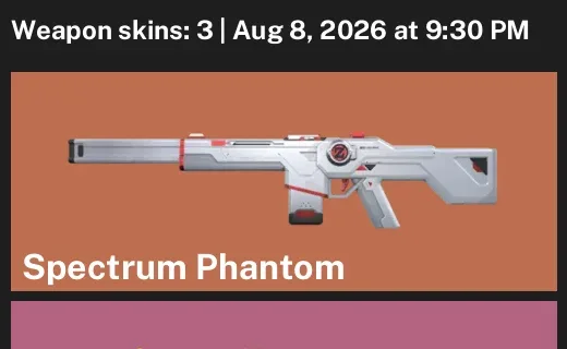 Valorant account inventory for LVL 63 · Prime Vandal & Spectrum Phantom