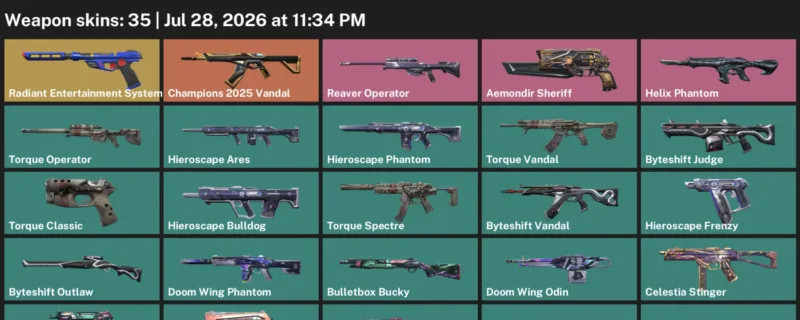 Valorant Accounts listing: LVL 52 · Aemondir Sheriff & Bulletbox Bucky · 35 Skins - Bronze 1, 35 skins
