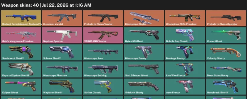 Valorant Accounts listing: LVL 347 · Aero Frenzy & Bubble Pop Classic · 40 Skins - Bronze 2, 40 skins