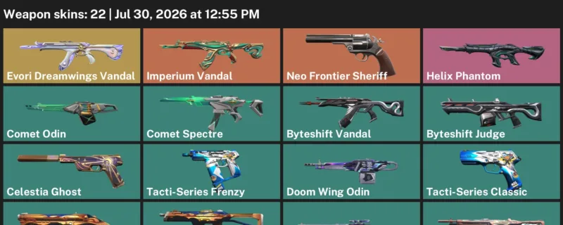 Valorant Accounts listing: LVL 54 · Byteshift Judge & Byteshift Vandal · 22 Skins - Bronze 3, 22 skins