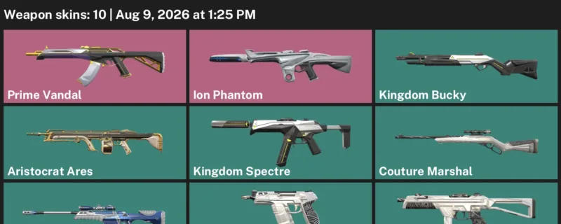 Valorant account inventory for LVL 24 · Ion Phantom & Kingdom Bucky