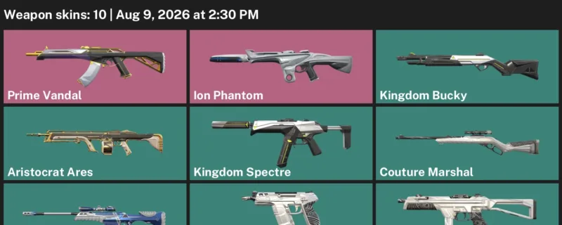 Valorant account inventory for LVL 24 · Ion Phantom & Kingdom Bucky