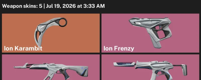 Valorant Accounts listing: LVL 3 · Ion Karambit · 5 Skins - Unranked, 5 skins