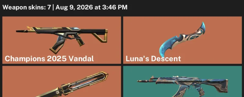 Valorant account inventory for LVL 23 · Champions 2025 Butterfly Knife & Champions 2025 Vandal