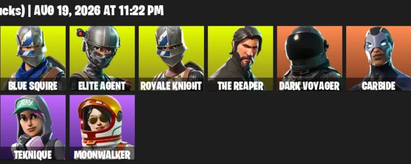 Fortnite account inventory for LVL 246 - Black Knight - Sparkle Specialist - 14 Outfits
