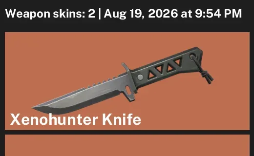 Valorant account inventory for LVL 31 · Xenohunter Knife & Kuronami Vandal