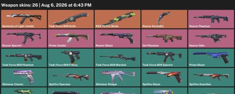 Valorant account inventory for LVL 110 · Reaver Karambit & RGX 11z Pro Blade & 26 Skins Reaver Karambit