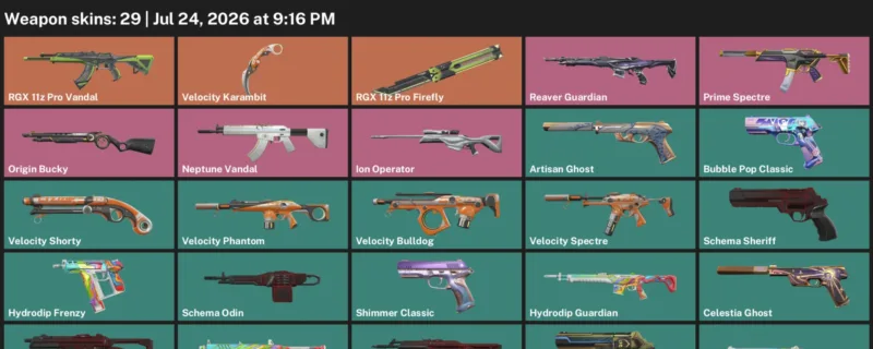 Valorant Accounts listing: LVL 301 · Velocity Karambit · 29 Skins - Gold 3, 29 skins