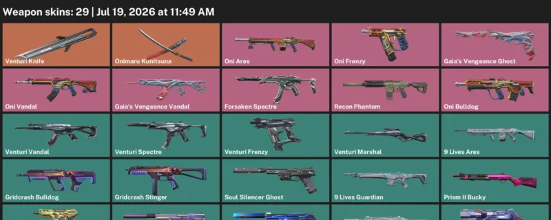 Valorant Accounts listing: LVL 92 · Venturi Knife · 29 Skins - Bronze 2, 29 skins