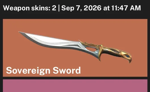 Valorant account inventory for LVL 5 · Gaia's Vengeance Phantom & Sovereign Sword