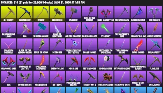 Fortnite account inventory for LVL 3417 - Xander - Trailblazer - 405 Outfits