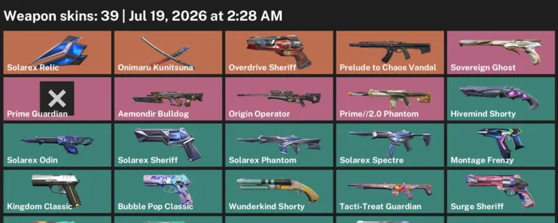 Valorant Accounts listing: LVL 326 · Aemondir Bulldog & Bubble Pop Classic · 39 Skins - Diamond 2, 39 skins
