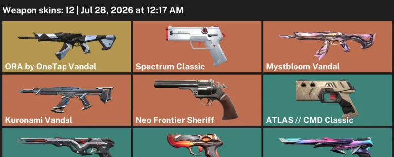 Valorant Accounts listing: LVL 140 · ATLAS // CMD Classic & Byteshift Ghost · 12 Skins - Silver 2, 12 skins