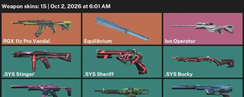Valorant account inventory for LVL 149 · Sys Sheriff & Coalition: Cobra Odin