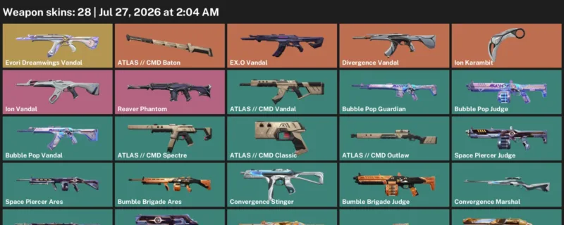 Valorant Accounts listing: LVL 65 · Ion Karambit · 28 Skins - Platinum 1, 28 skins