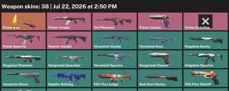Valorant Accounts listing: LVL 55 · .EXE Ghost & .EXE Judge · 38 Skins - Platinum 1, 38 skins