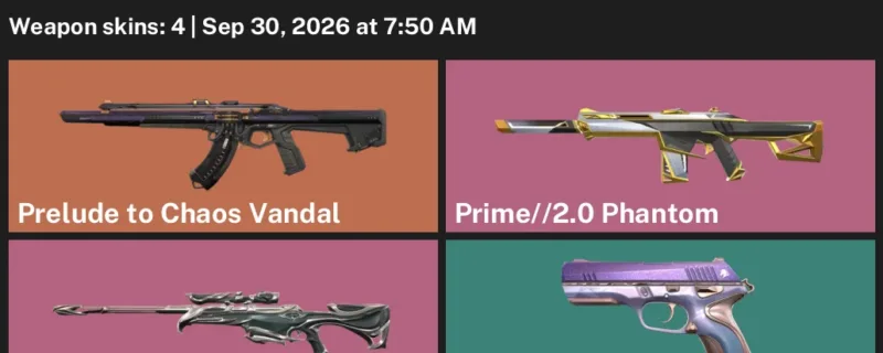 Valorant account inventory for LVL 55 · 4 Skins Forsaken Operator & 2.0 Phantom