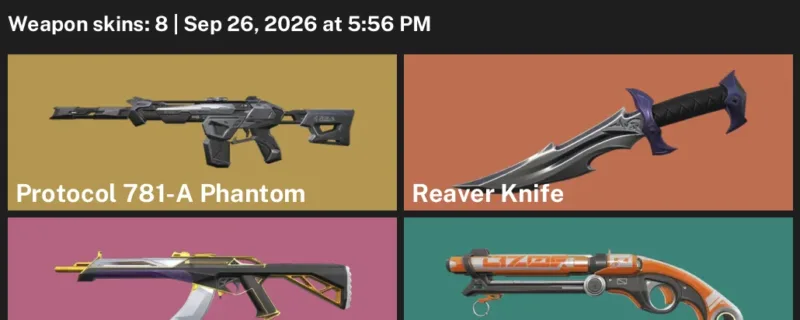 Valorant account inventory for LVL 73 · Reaver Knife & Prime Vandal