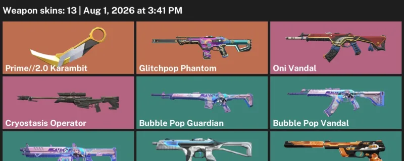 Valorant account inventory for LVL 61 · 2.0 Karambit & 13 Skins Prime