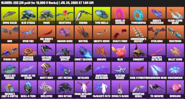 Fortnite Accounts listing: LVL 5090 - Black Knight - IKONIK - 503 Outfits - 503 outfits