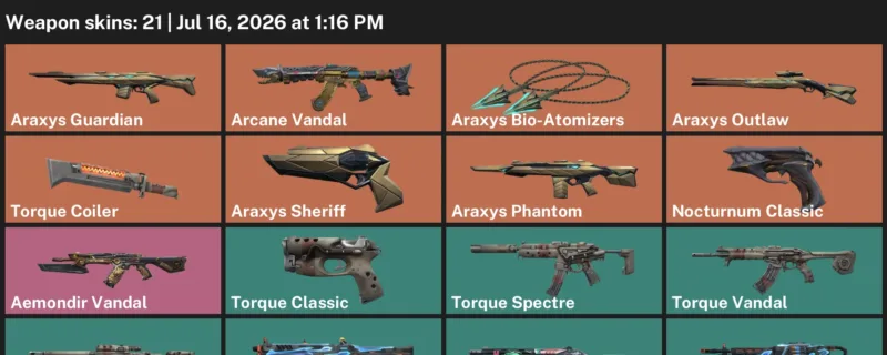 Valorant Accounts listing: LVL 35 · Aemondir Vandal & Araxys Bio-Atomizers · 21 Skins - Diamond 3, 21 skins