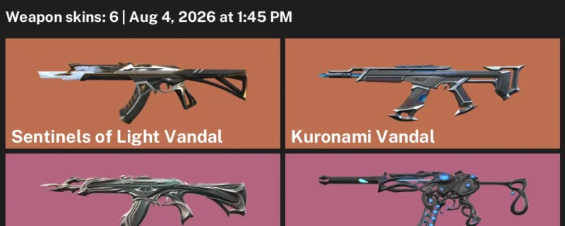 Valorant account inventory for LVL 49 · Kuronami Vandal & 6 Skins Forsaken Vandal