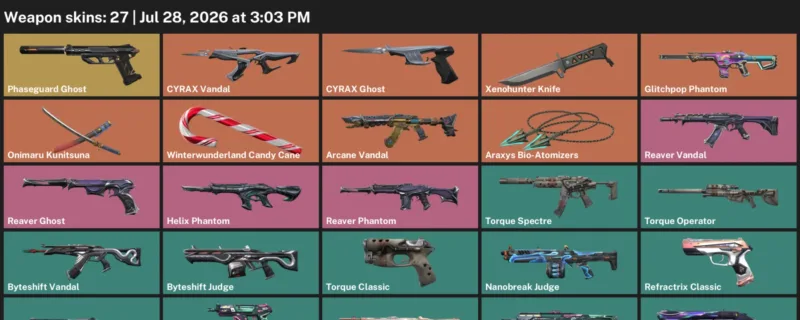 Valorant Accounts listing: LVL 30 · Xenohunter Knife · 27 Skins - Bronze 1, 27 skins