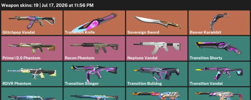 Valorant Accounts listing: LVL 62 · Reaver Karambit & Sovereign Sword · 19 Skins - Silver 2, 19 skins