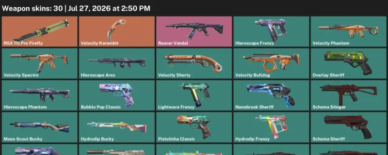Valorant Accounts listing: LVL 154 · Velocity Karambit · 30 Skins - Gold 1, 30 skins