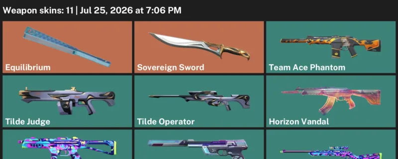 Valorant Accounts listing: LVL 17 · Sovereign Sword · 11 Skins - Unranked, 11 skins