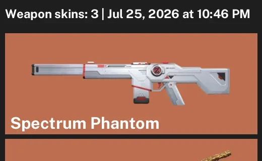 Valorant Accounts listing: LVL 5 · Forsaken Spectre & Ruyi Staff · 3 Skins - Unranked, 3 skins