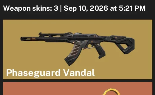 Valorant account inventory for LVL 32 · 2.0 Karambit & RGX 11z Pro Firefly